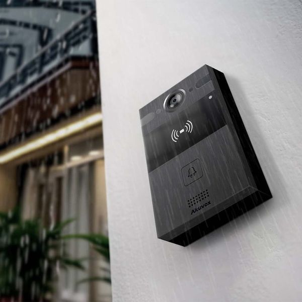 IP-відеопанель 4Mp Akuvox R25A SIP зі зчитувачем EM-Marine / Mifare / NFC 00-00002753 фото