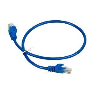 Патч-корд мережевий Trinix UTP, RJ-45, CAT.5 1.5m Blue 73-00615 фото