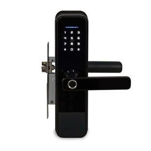 Замок біометричний автономний Trinix TRL-5305BTF Black з Bluetooth, зчитувачем відбитків пальців і карт Mifare 65-00063 фото