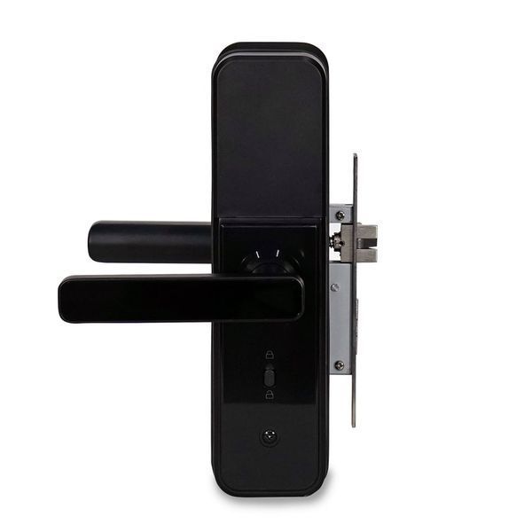 Замок біометричний автономний Trinix TRL-5305BTF Black з Bluetooth, зчитувачем відбитків пальців і карт Mifare 65-00063 фото