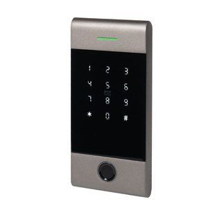 Клавіатура з Bluetooth, з контролером, зчитувачем відбитків пальців та карт Mifare Trinix TRK-1206BTFW Black 71-00072 фото