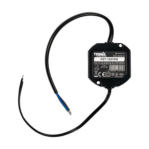 Блок живлення Trinix PST-12015W 12V/1.5A вологозахищений IP67 41-00050 фото