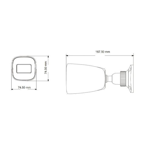 IP-відеокамера 5Mp TVT TD-9451E3B-A f=2.8mm з мікрофоном 77-00336 фото