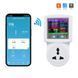 Розумна розетка з реле контролю напруги, струму, потужності з Wi-Fi TOMZN TOVPD1-SKW Universal+EU 16A, моніторинг енергоспоживання 51-00125 фото 8