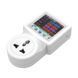 Розумна розетка з реле контролю напруги, струму, потужності з Wi-Fi TOMZN TOVPD1-SKW Universal+EU 16A, моніторинг енергоспоживання 51-00125 фото 3