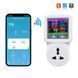 Розумна розетка з реле контролю напруги, струму, потужності з Wi-Fi TOMZN TOVPD1-SKW Universal+EU 16A, моніторинг енергоспоживання 51-00125 фото 8