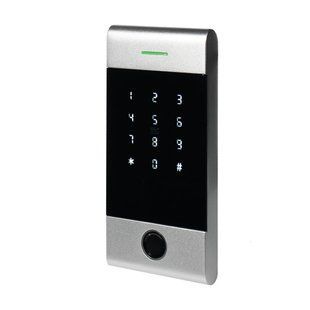 Клавіатура з Bluetooth, з контролером, зчитувачем відбитків пальців та карт Mifare Trinix TRK-1206BTFW Silver 71-00073 фото