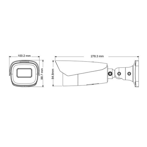 IP-відеокамера 4Mp TVT TD-9443A3BH-A-LR f=2.8-12mm з розпізнаванням номерів 77-00427 фото