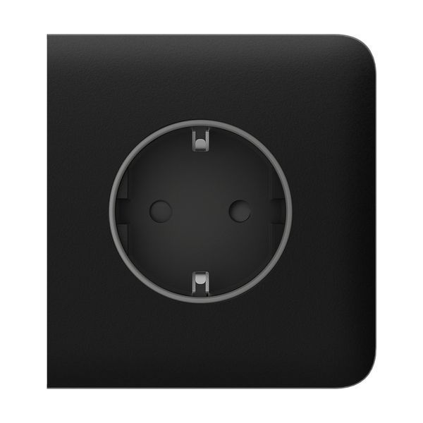 Фронтальна панель Ajax SideCover black/чорна для розетки Outlet 26-00473 фото