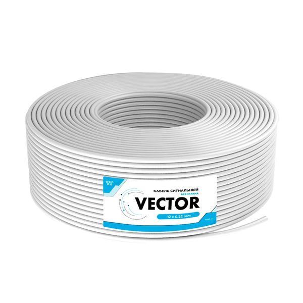 Кабель сигнальний Vector 12х0.22 CCA 100m 35-00005 фото