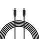 Кабель Choetech ХСС-1036 Black USB-C to USB-C PD3.1 240W 2m 43-00126 фото 2