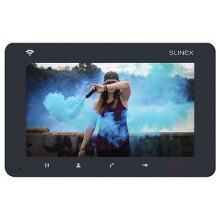 Відеодомофон 7" WiFi Slinex SM-07N Cloud Graphite 83-00050 фото