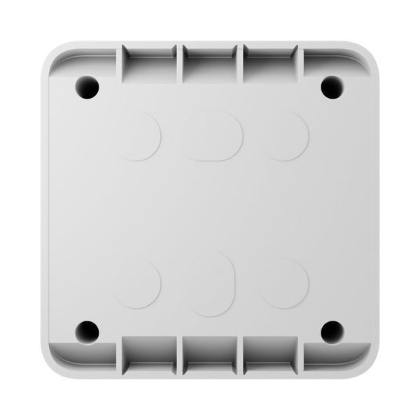 Коробка Ajax SurfaceBox White для зовнішнього монтажу одного пристрою LightSwitch чи Outlet 26-00554 фото
