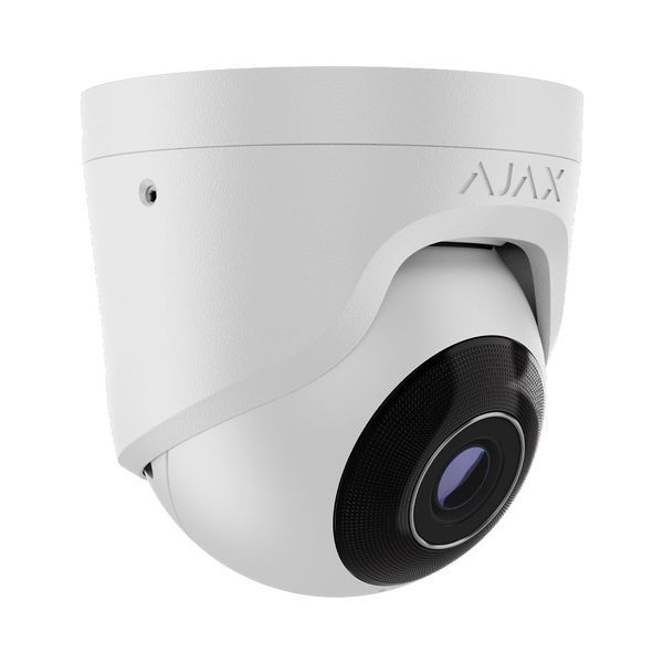 IP-відеокамера 8Mp Ajax TurretCam ASP White f=4mm з мікрофоном 26-00385 фото
