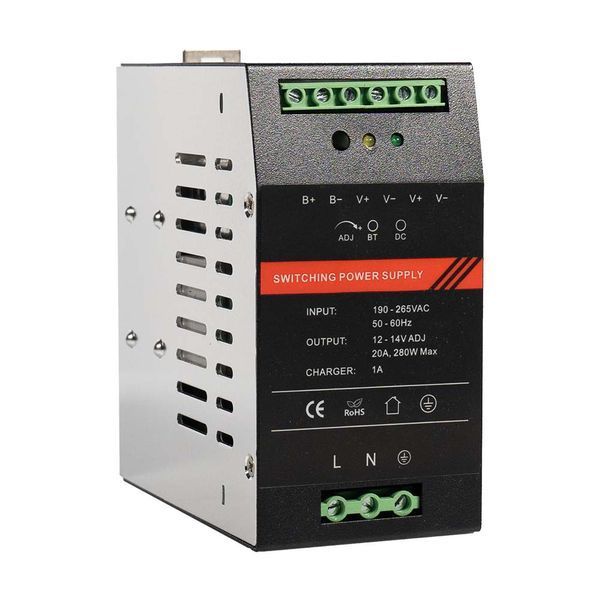 Джерело безперебійного живлення Kraft PSU-1220DIN з кріпленням на DIN-рейку 43-00110 фото
