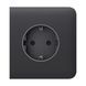 Фронтальна панель Ajax SideCover graphite/графіт для розетки Outlet 26-00475 фото 3