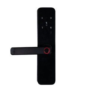 Замок біометричний автономний Trinix TRL-5401BTF Black з Bluetooth, зчитувачем відбитків пальців і карт Mifare 65-00070 фото