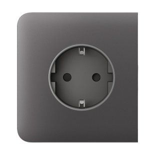 Фронтальна панель Ajax SideCover grey/сіра для розетки Outlet 26-00476 фото