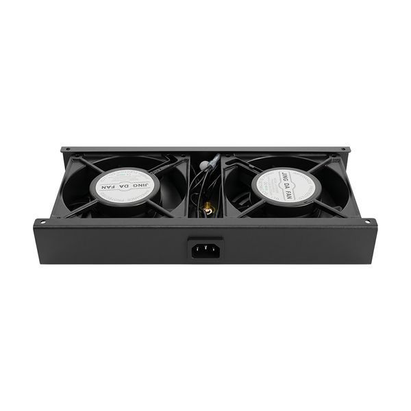 Вентилятор до комутаційних шаф глибиною 600 мм Trinix TRX-FAN2 Black 25-00127 фото