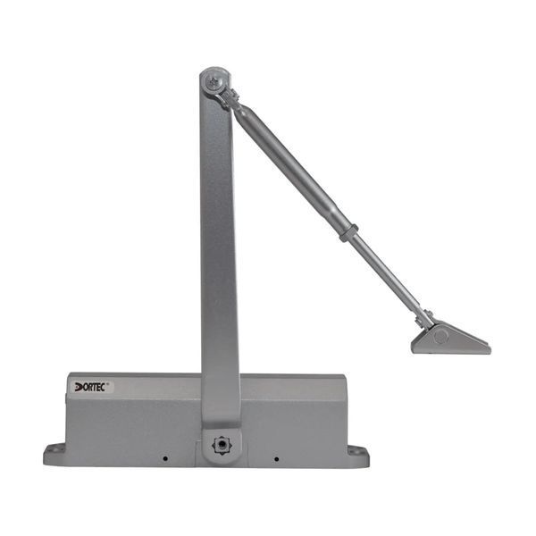 Дверний доводчик Dortec DT-514H Silver з фіксацією дверей у відчиненому положенні 63-00003 фото