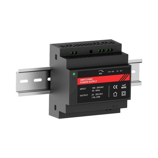 Джерело безперебійного живлення Kraft PSU-24015DIN 24V з кріпленням на DIN-рейку 43-00111 фото