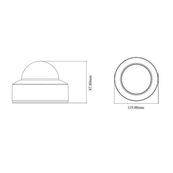 IP-відеокамера 5Mp TVT TD-9551E3B-A f=2.8mm з мікрофоном 77-00341 фото