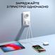 Мережевий зарядний пристрій Choetech PD3046 PD30W GAN USB-A+2xUSB-C White 43-00170 фото 3