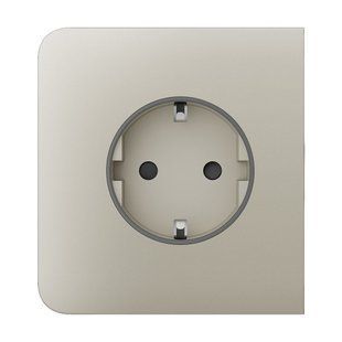 Фронтальна панель Ajax SideCover ivory/слонова кістка для розетки Outlet 26-00477 фото