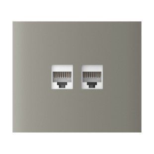 Фронтальна панель Ajax CenterCover vertical olive/оливкова для інтернет-розетки Outlet 26-00611 фото