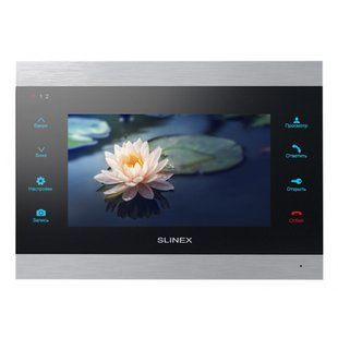 Відеодомофон 7" WiFi Slinex SL-07 Cloud Silver+Black 83-00052 фото