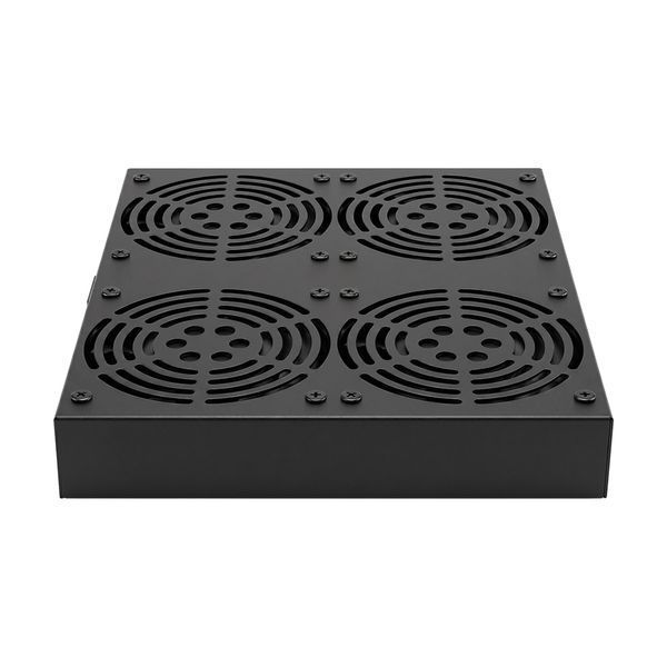 Вентилятор до комутаційних шаф глибиною 800 мм Trinix TRX-FAN4 Black 25-00128 фото
