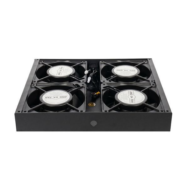 Вентилятор до комутаційних шаф глибиною 800 мм Trinix TRX-FAN4 Black 25-00128 фото