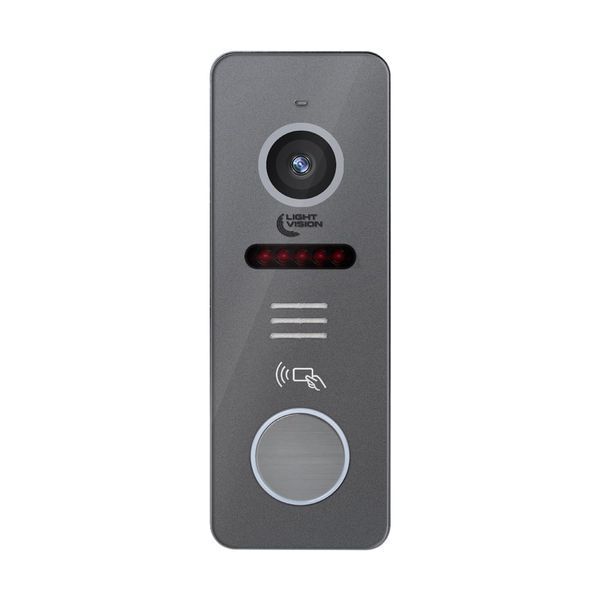 Відеопанель Light Vision RIO FHD Grey зі зчитувачем Mifare 82-00221 фото