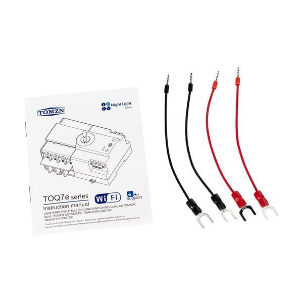 Автоматичний перемикач під DIN-рейку з Wi-Fi TOMZN TOQ7e-125/4P 125A 4 полюси 51-00121 фото