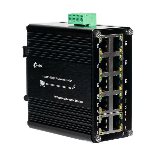 PoE-комутатор 10-портовий E-LINK LNK-IMC010GP з 8 портами PoE 73-00152 фото