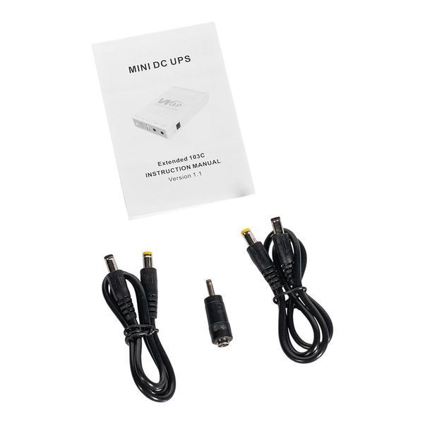 Джерело безперебійного живлення Mini UPS WGP UPS103C 20000mAh 5V/12V/12V, Li-ion 4*5Ah, для роутера та оптичного терміналу 42-00253 фото