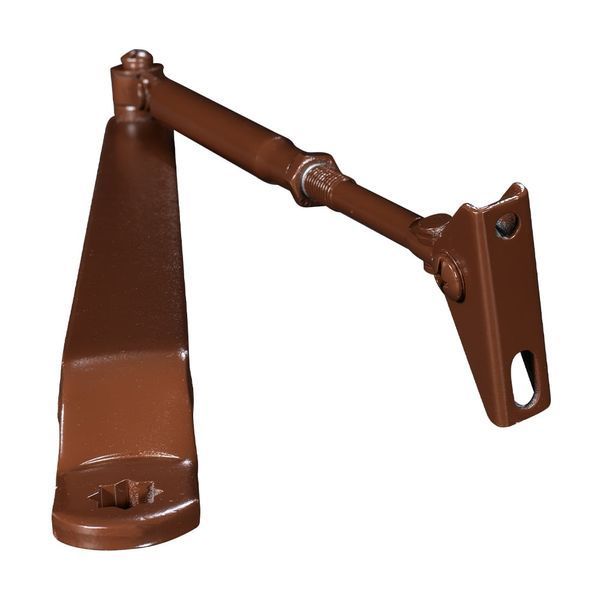Коліно для доводчиків Dortec DT65ARM Brown з фіксацією дверей у відчиненому положенні 63-00048 фото