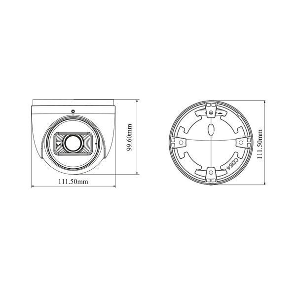 IP-відеокамера 5Mp TVT TD-9555E3B-A f=2.8-12mm з мікрофоном 77-00344 фото