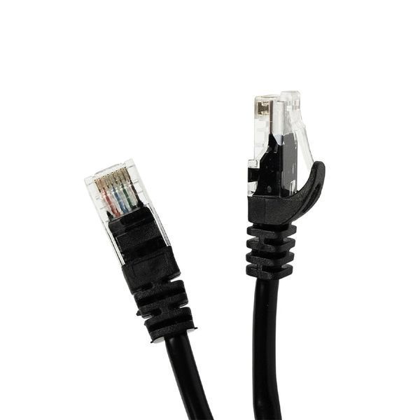 Патч-корд мережевий Trinix UTP, RJ-45, CAT.5 3m Black 73-00624 фото