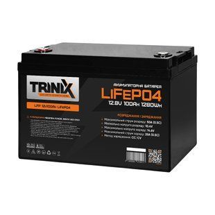Акумулятор LiFePO4 12В 100А*год Trinix LFP 12V100Ah 44-00001 фото