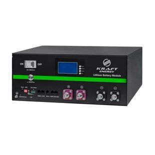 Акумулятор LiFePO4 48В 10240Втг Kraft KRF-48/200BRM монтаж в стійку 19" 42-00085 фото