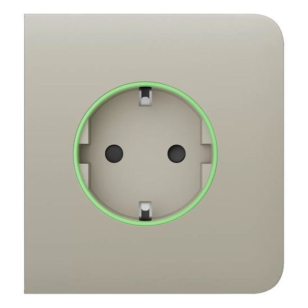 Фронтальна панель Ajax SideCover ASP ivory/слонова кістка для розумної розетки Outlet 26-00358 фото