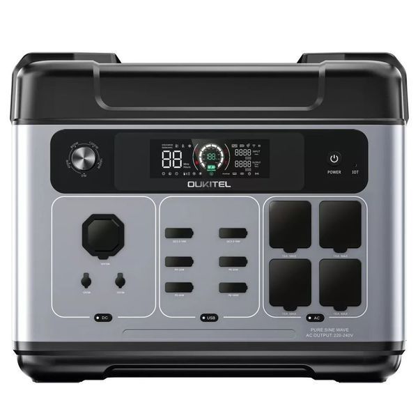 Портативна зарядна станція OUKITEL P2001E PLUS 2400W 2048Wh 42-00145 фото