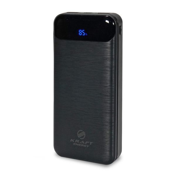 Повербанк 20000mAh Power Bank Kraft TPB-2020 Black 22.5W QC3.0 43-00050 фото