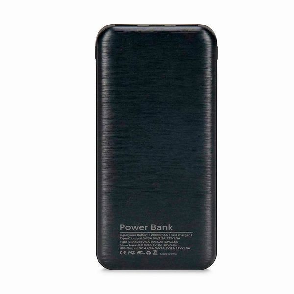 Повербанк 20000mAh Power Bank Kraft TPB-2020 Black 22.5W QC3.0 43-00050 фото