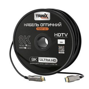 Кабель HDMI V2.1 оптичний 35м Trinix 74-00146 фото