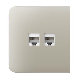 Фронтальна панель Ajax SideCover ivory/слонова кістка для інтернет-розетки Outlet 26-00614 фото