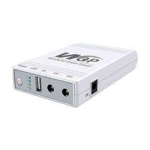 Джерело безперебійного живлення Mini UPS WGP UPS103A 10400mAh 5V/12V/12V, Li-ion 4*2.6Ah, для роутера та оптичного терміналу 42-00247 фото