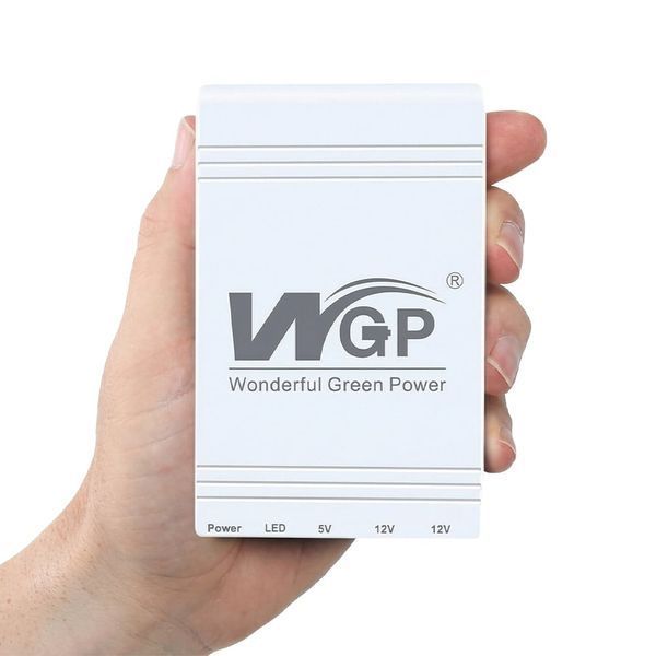 Джерело безперебійного живлення Mini UPS WGP UPS103A 10400mAh 5V/12V/12V, Li-ion 4*2.6Ah, для роутера та оптичного терміналу 42-00247 фото