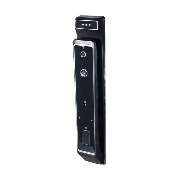Замок біометричний автономний Trinix TRL-8801BTV Black з Bluetooth, розпізнаванням облич, зчитувачем відбитків пальців і карт Mifare 65-00074 фото